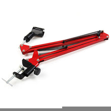 Load image into Gallery viewer, NB - 35 Extendable Recording Microphone Suspension Boom Scissor Arm Stand Holder with Microphone Clip Table Mounting Clamp