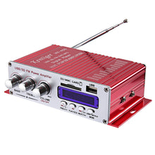 Load image into Gallery viewer, Kentiger HY - 400 Hi-Fi Bass Audio Stereo Power Amplifier with FM LCD Display