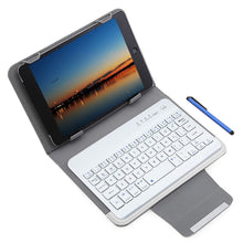 Load image into Gallery viewer, 3 in 1 Universal Wireless Bluetooth 3.0 Keyboard Protective Case with Stander for 7 / 8 inch Tablet