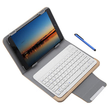 Load image into Gallery viewer, 3 in 1 Universal Wireless Bluetooth Keyboard Tablet Protective Case with Stander for iOS / Android / Windows 9 / 10 inch