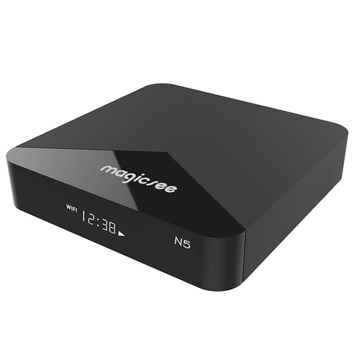 MAGICSEE N5 Android TV OS TV Box Amlogic S905X Android 7.1.2 2GB RAM + 16GB ROM 2.4G + 5G WiFi 100Mbps BT4.1 Support 4K H.265