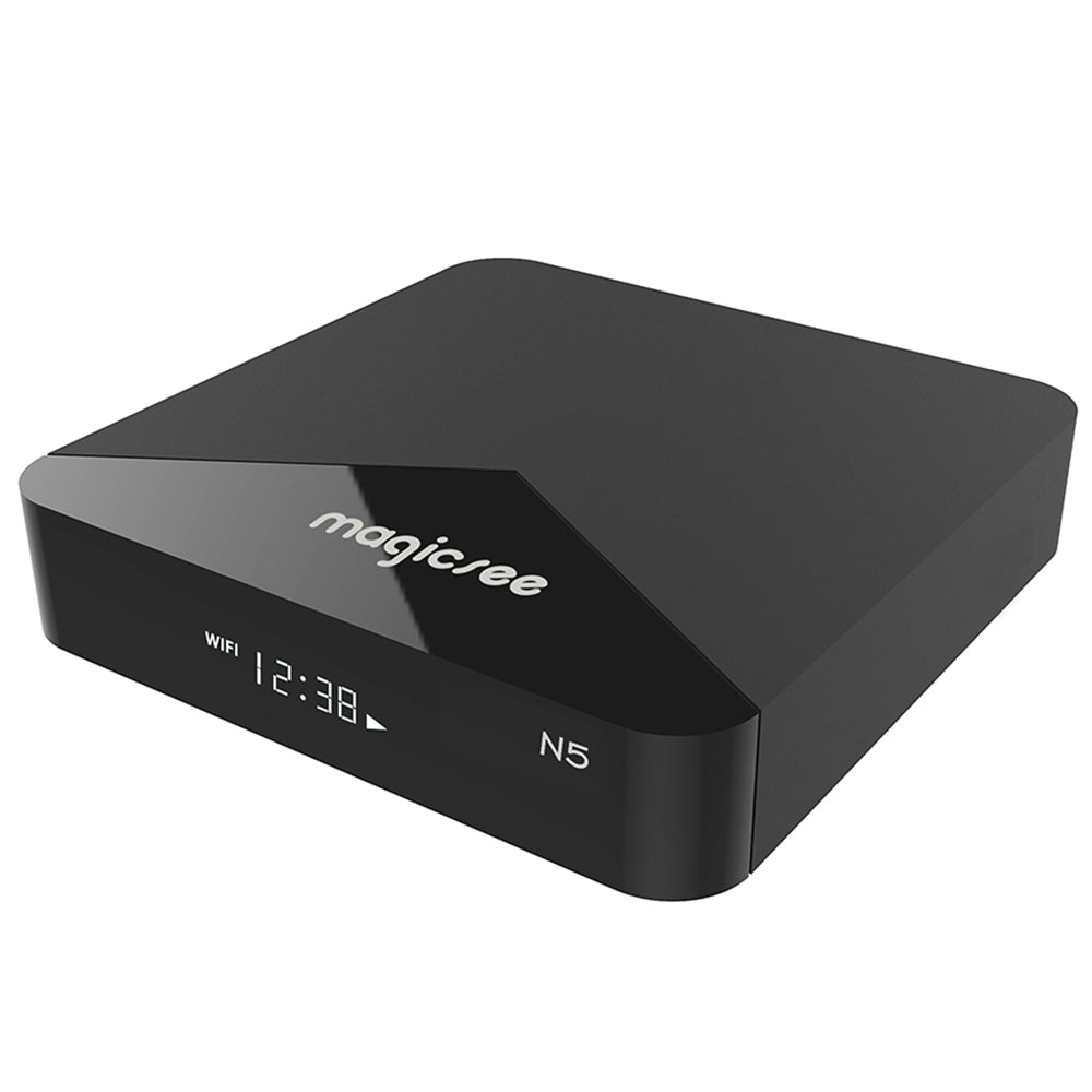MAGICSEE N5 Android TV OS TV Box Amlogic S905X Android 7.1.2 2GB RAM + 16GB ROM 2.4G + 5G WiFi 100Mbps BT4.1 Support 4K H.265