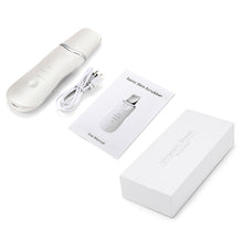 Load image into Gallery viewer, Ultrasonic Rechargeable Face Skin Scrubber Facial Cleaner